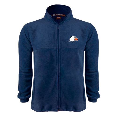  Navy Fleece Full Zip  Jacket - Eagle Head