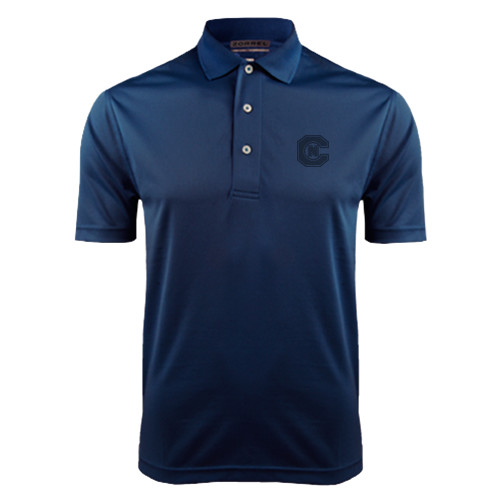  Navy Dry Mesh Polo - Official Logo