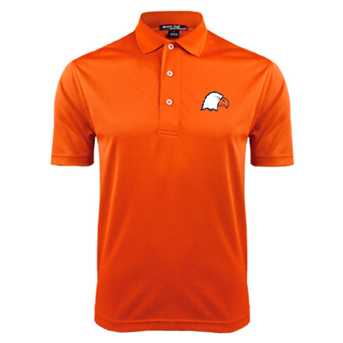  Orange Dry Mesh Polo - Eagle Head