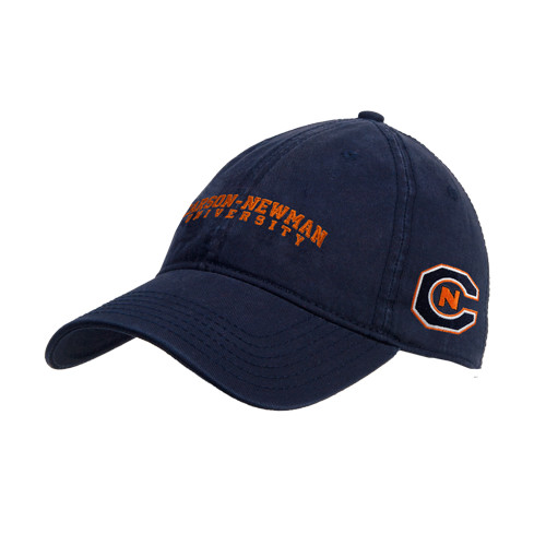  Navy Unstructured Adjustable Low Profile Hat - Arched Carson-Newman University