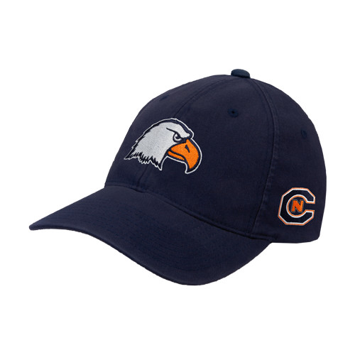  Navy Flexfit Structured Low Profile Hat - Eagle Head