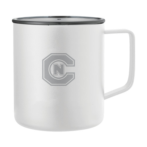  Rover Camp Vacuum Insulated White Mug 14oz - Official Logo Engraved