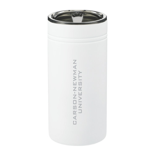  Sherpa Vacuum White Tumbler & Insulator 12oz - Carson-Newman University Engraved