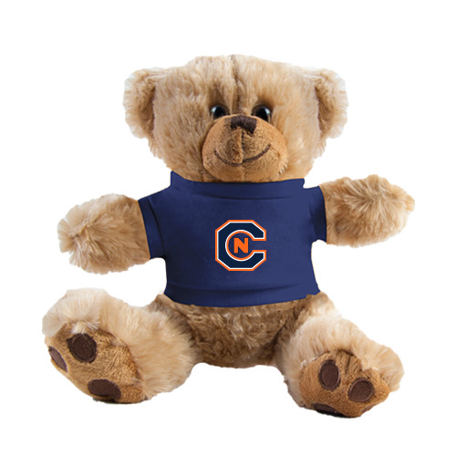  Plush Big Paw 8 1/2 inch Brown Bear w/Navy Shirt - Official Logo