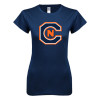 Thumbnail image for  Next Level Womens Navy Boyfriend Tee