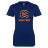 Thumbnail image for  Next Level Womens Navy Boyfriend Tee