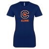 Thumbnail image for  Next Level Womens Navy Boyfriend Tee