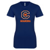 Thumbnail image for  Next Level Womens Navy Boyfriend Tee