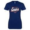 Thumbnail image for  Next Level Womens Navy Boyfriend Tee
