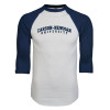 Thumbnail image for  White/Navy Raglan Baseball T Shirt