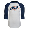 Thumbnail image for  White/Navy Raglan Baseball T Shirt