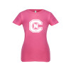 Thumbnail image for  Next Level Girls Fuchsia Fashion Fit T Shirt