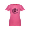 Thumbnail image for  Next Level Girls Fuchsia Fashion Fit T Shirt