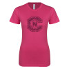 Thumbnail image for  Next Level Womens Fuchsia Boyfriend Tee