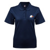 Thumbnail image for  Womens Silk Touch Navy Pique Polo