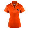 Thumbnail image for  Womens Orange Performance Fine Jacquard Polo