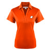 Thumbnail image for  Womens Orange Performance Fine Jacquard Polo