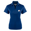 Thumbnail image for  Womens Navy Performance Fine Jacquard Polo