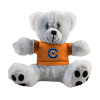Thumbnail image for  Plush Big Paw 8 1/2 inch White Bear w/Orange Shirt