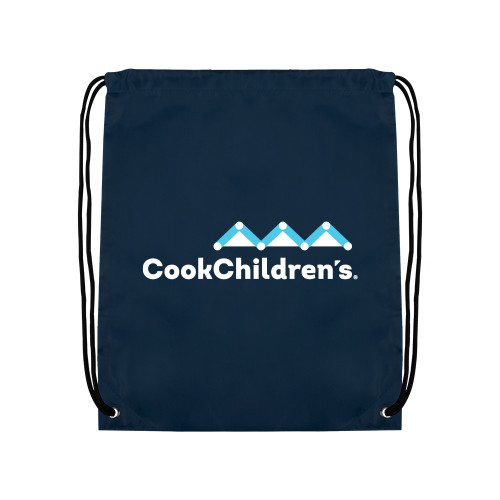 Navy Drawstring Backpack