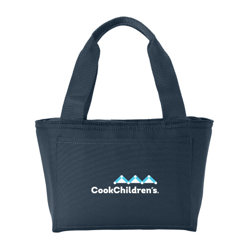 Insulated Navy Lunch Tote