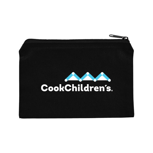 8oz. Black Cotton Travel Pouch