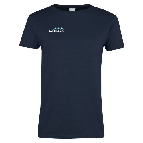 Womens Navy Short Sleeve Tee