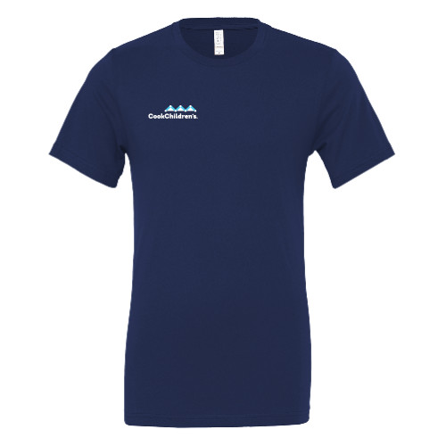Bella + Canvas Navy Jersey Cotton T Shirt