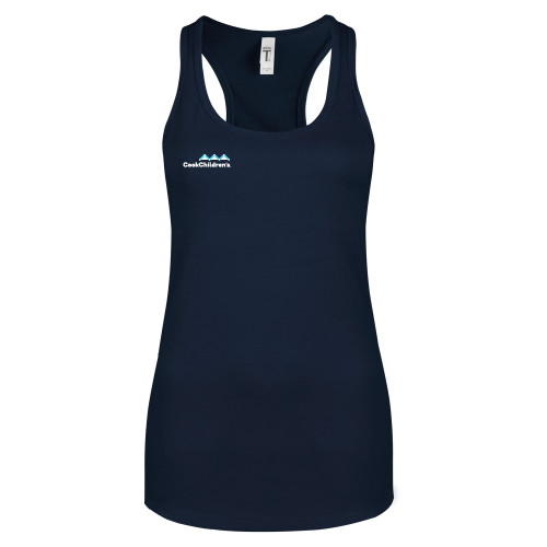Next Level Womens Navy Racerback Tank 