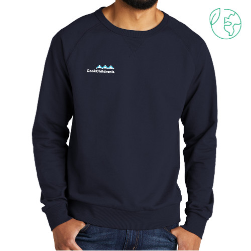 Allmade Navy Organic French Terry Crewneck Sweatshirt