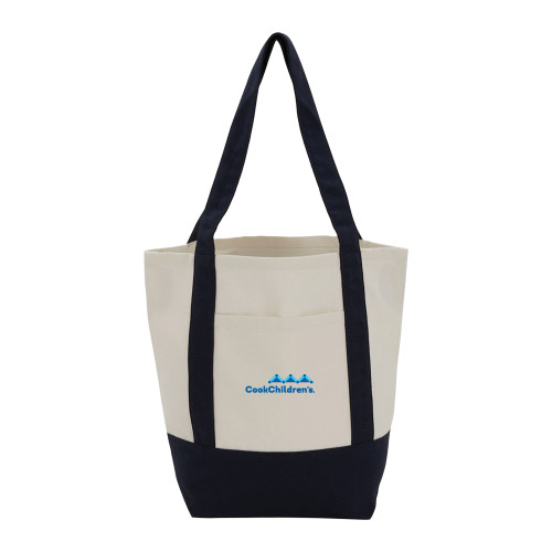 Mini Black Recycled 8oz Cotton Canvas Tote