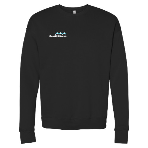 Bella + Canvas Black Fleece Crew
