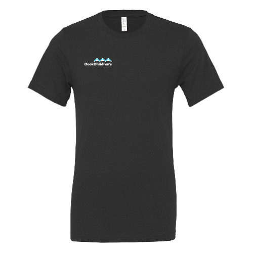 Bella + Canvas Black Jersey Cotton T Shirt