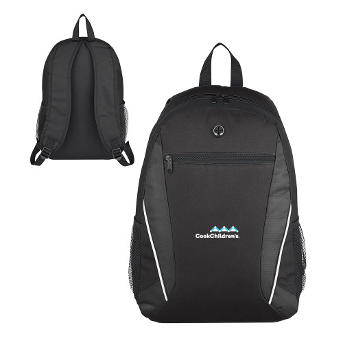 Homerun Black Computer Backpack