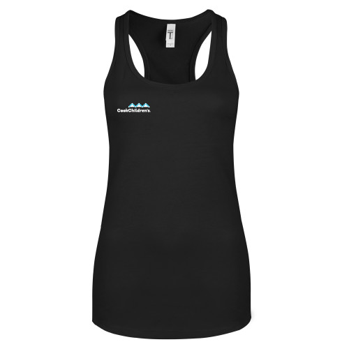 Next Level Womens Black Racerback Tank 