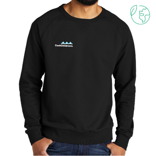 Allmade Black Organic French Terry Crewneck Sweatshirt