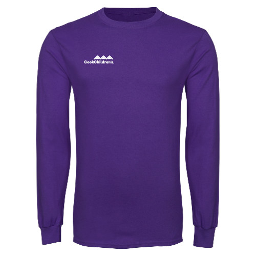 Purple Long Sleeve T Shirt