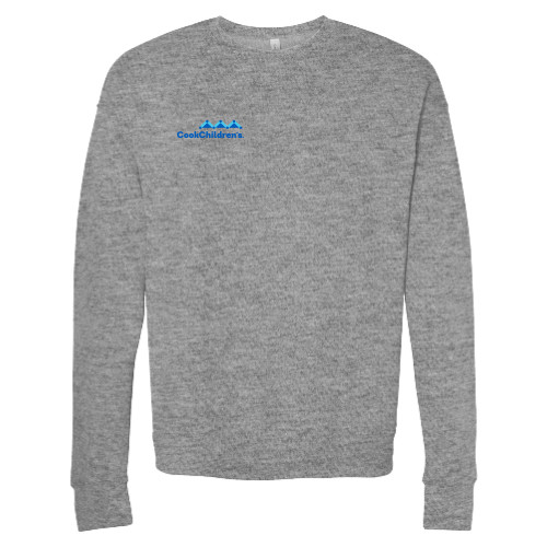 Bella + Canvas Heather Grey Fleece Crew