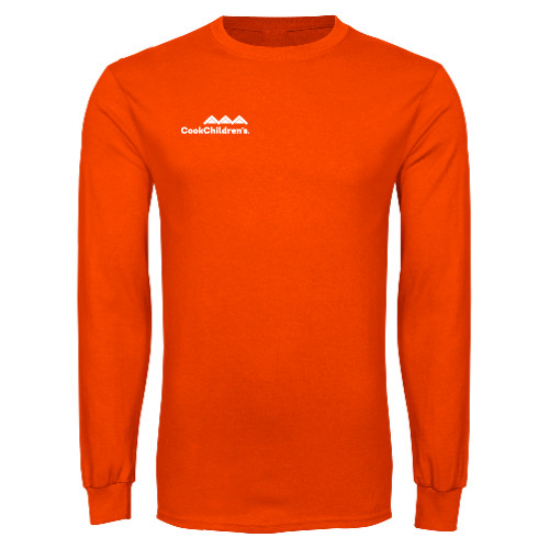 Orange Long Sleeve T Shirt