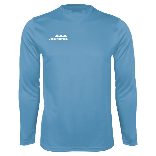 Light Blue Performance Long Sleeve Shirt