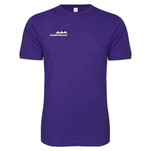 Next Level Purple SoftStyle T Shirt