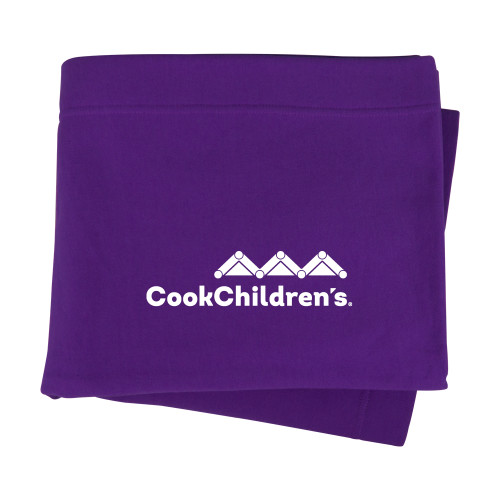 Purple Sweatshirt Blanket