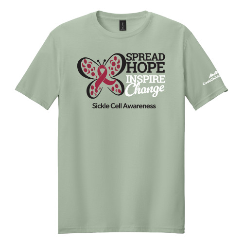 Sickle Cell Awareness Softstyle Sage T Shirt