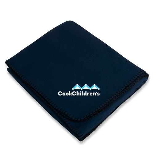 Navy Arctic Fleece Blanket