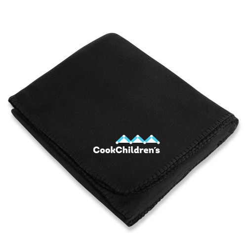 Black Arctic Fleece Blanket