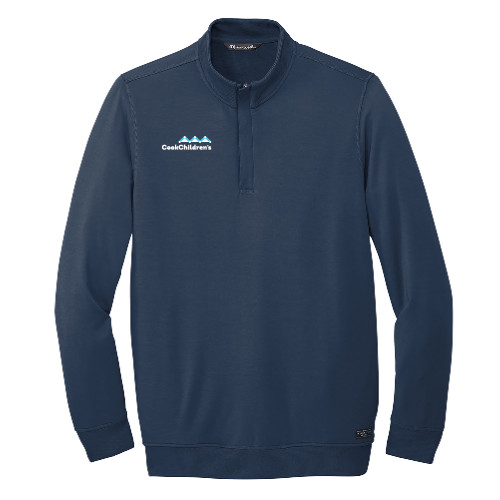 TravisMathew Navy Newport 1/4 Zip Fleece