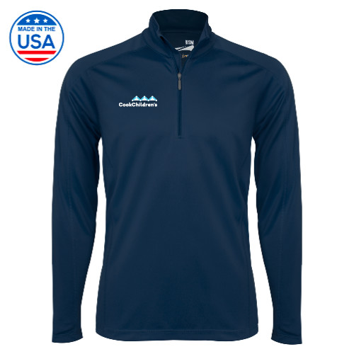 Syntrel Navy Interlock 1/4 Zip