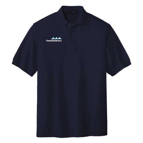 Main Image for Navy Silk Touch Polo