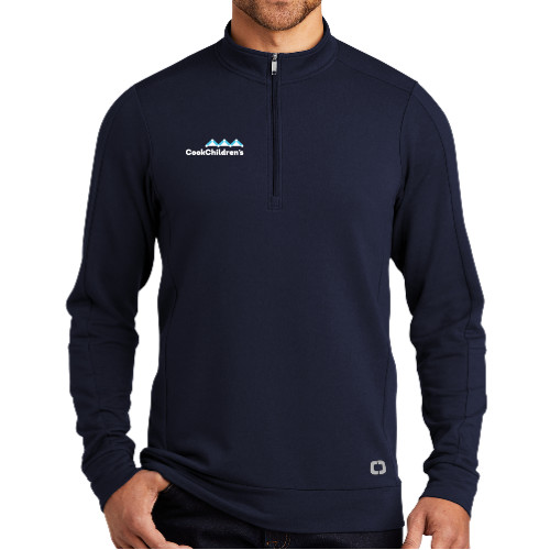 OGIO Navy Luuma 1/2 Zip Fleece