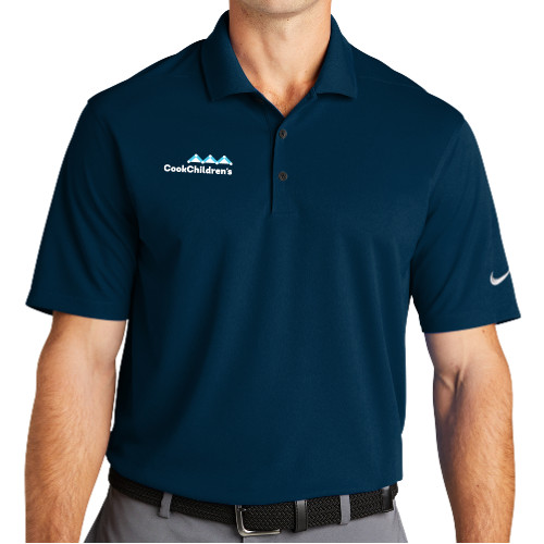 Nike Navy Dri Fit Micro Pique 2.0 Polo